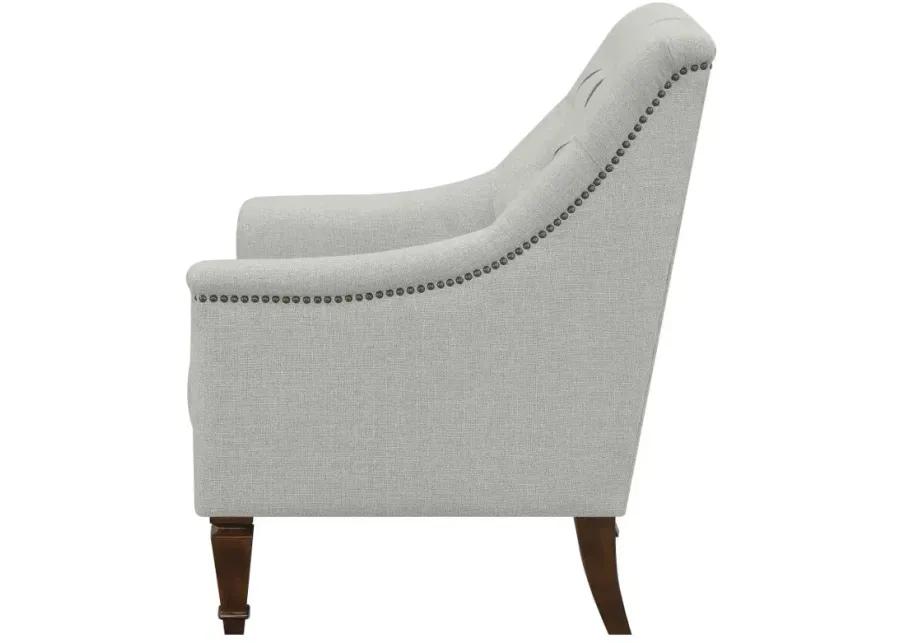 Avonlea Sloped Arm Upholstered Chair Grey