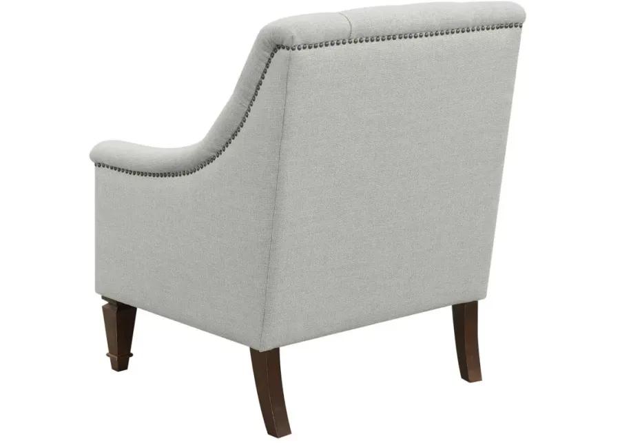 Avonlea Sloped Arm Upholstered Chair Grey