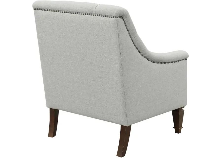 Avonlea Sloped Arm Upholstered Chair Grey