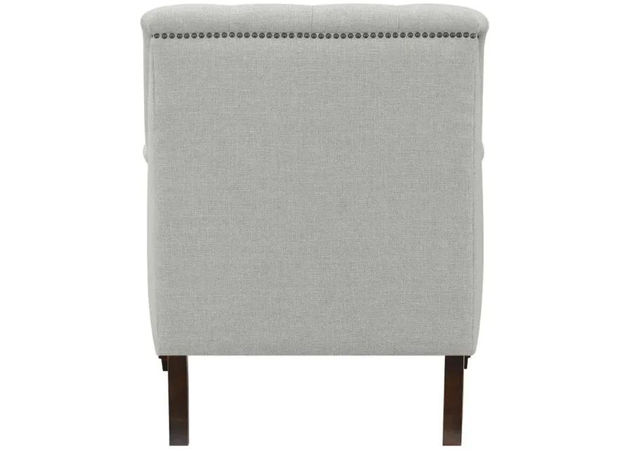 Avonlea Sloped Arm Upholstered Chair Grey