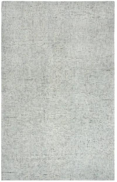 Talbot Light Gray Tweed Wool 3' x 5' Rectangle Rug