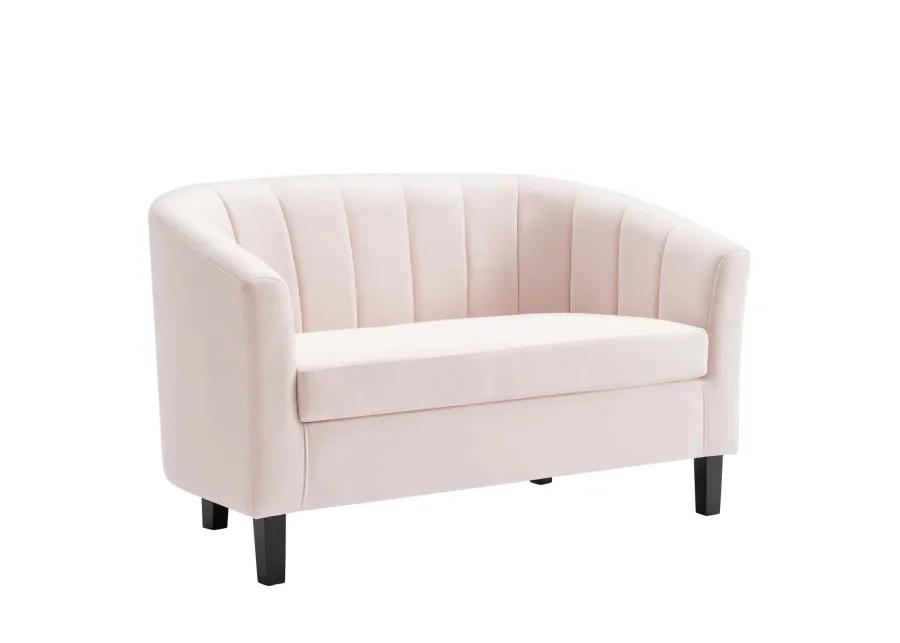 Prospect Channel Tufted Performance Velvet Loveseat