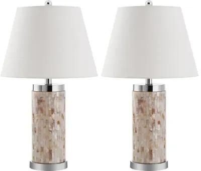 Diana 25-Inch H Shell Table Lamp - Set of 2