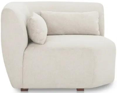 Amelia Corner Chair Warm White