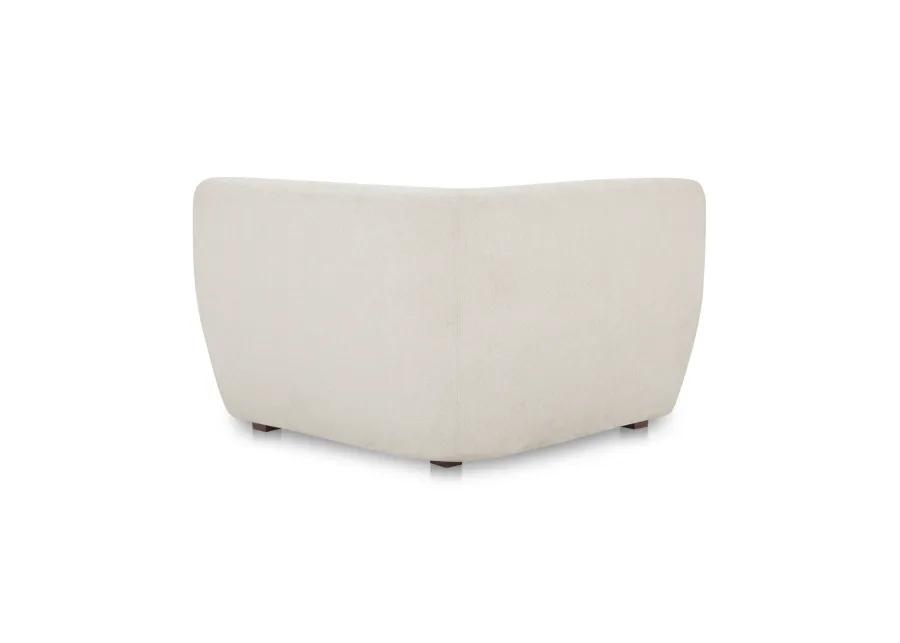 Amelia Corner Chair Warm White