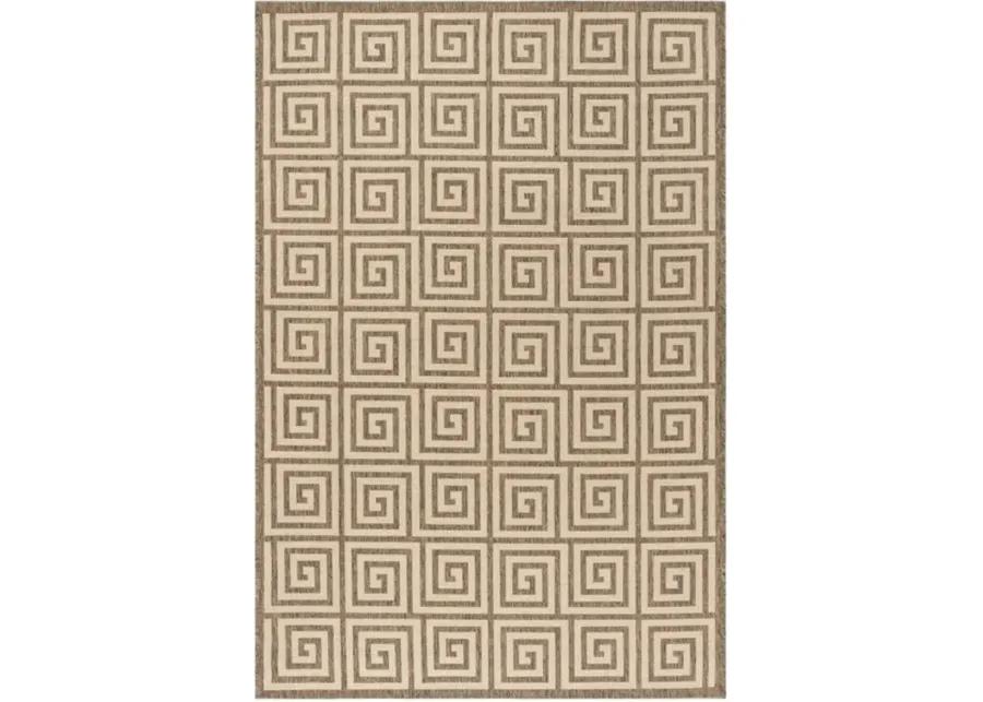 LINDEN 129 Collection LND129C-4 Cream / Beige 4' X 6'