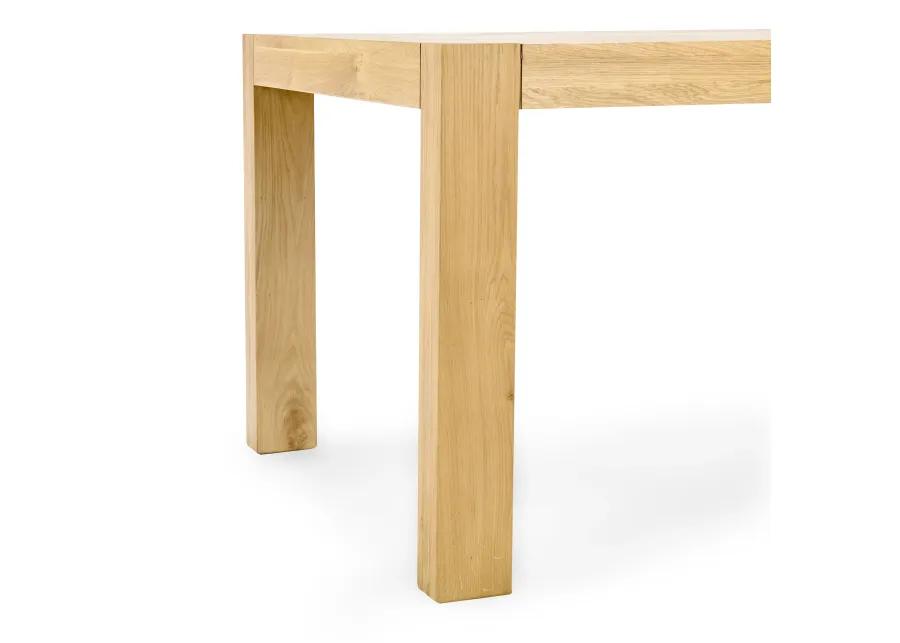 Parsons 84" Dining Table Natural