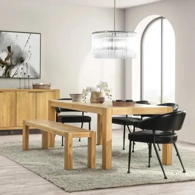 Parsons 84" Dining Table Natural