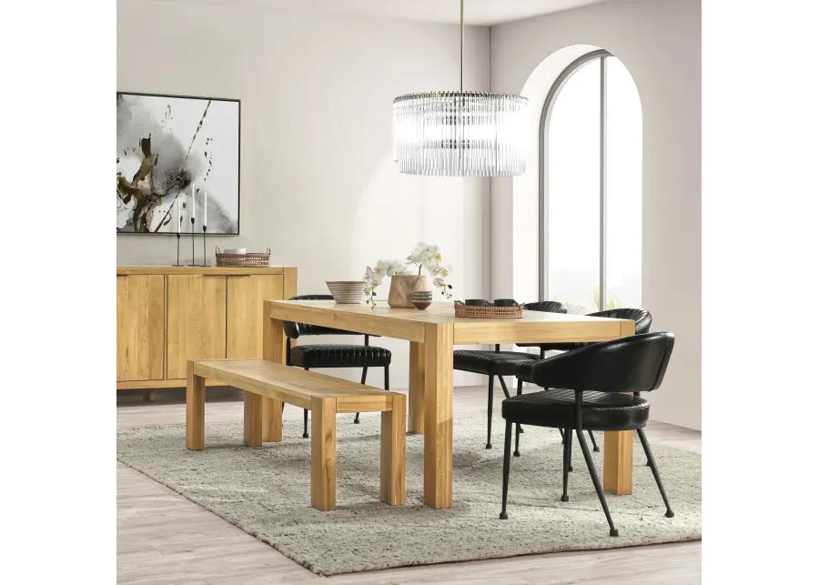 Parsons 84" Dining Table Natural