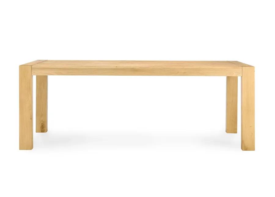 Parsons 84" Dining Table Natural