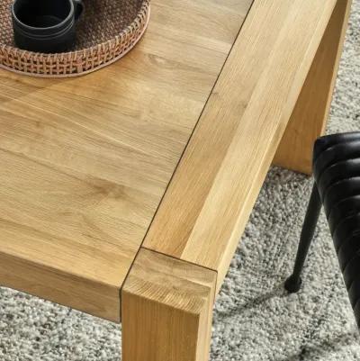 Parsons 84" Dining Table Natural