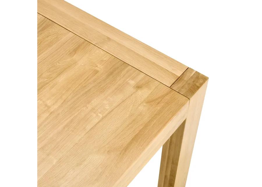 Parsons 84" Dining Table Natural