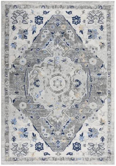 Marquise L. Gray  Polypropylene  8'0"x9'6" Rectangle Rug