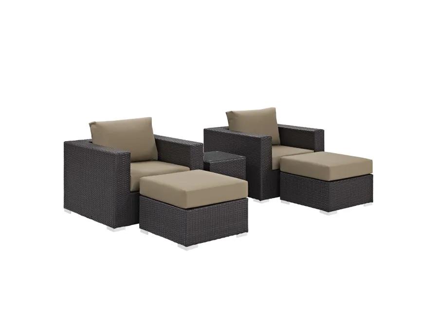 Convene 5-Piece Outdoor Armchair Set