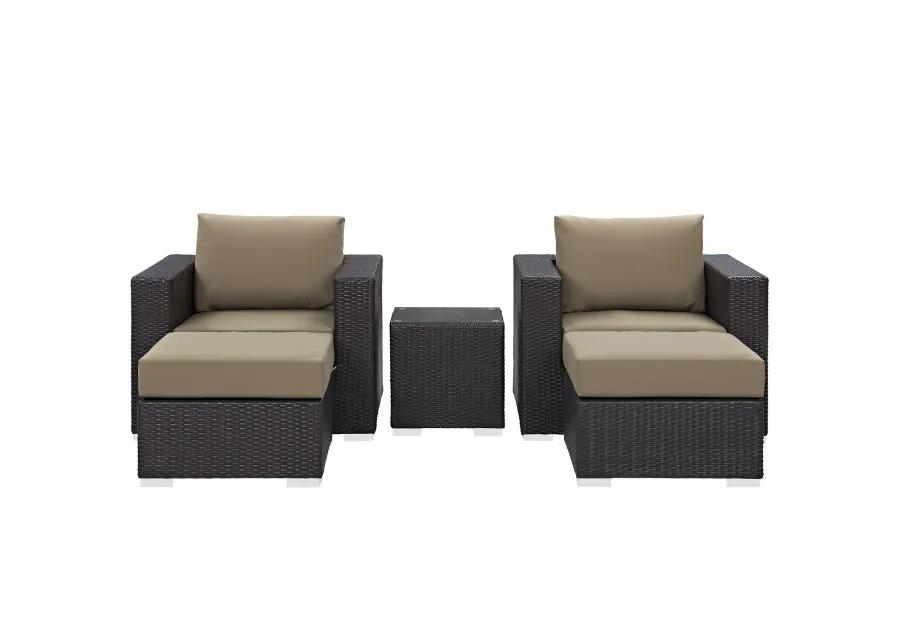 Convene 5-Piece Outdoor Armchair Set