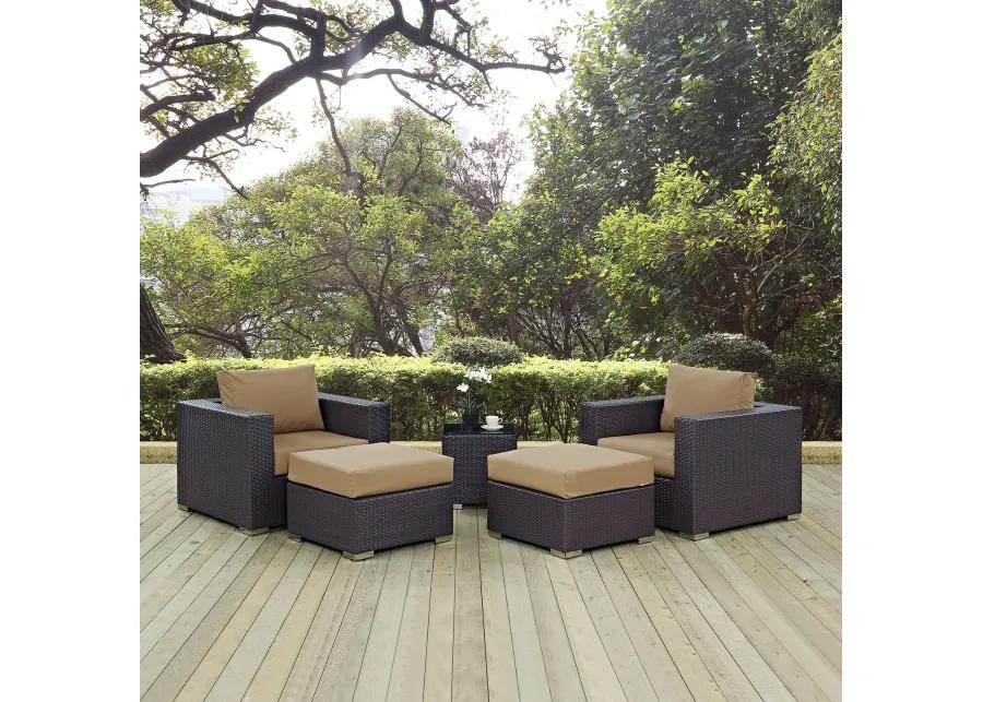 Convene 5-Piece Outdoor Armchair Set