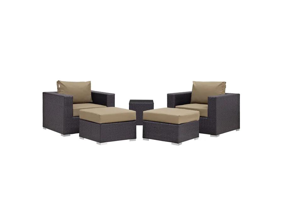 Convene 5-Piece Outdoor Armchair Set