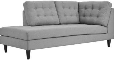 Empress 2-Piece Upholstered Left Facing Bumper Sectional