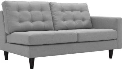 Empress 2-Piece Upholstered Left Facing Bumper Sectional