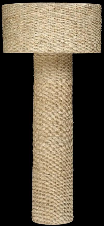 Big Island Woven Floor Lamp, Natural