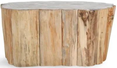 Norwest Teak Wood Coastal Coffee Table in Natural Tone