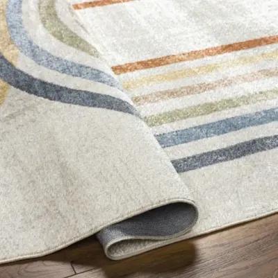 Lillian LLL-2314 5'3" x 7' Machine Woven Rug