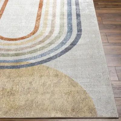 Lillian LLL-2314 5'3" x 7' Machine Woven Rug