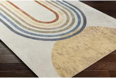 Lillian LLL-2314 5'3" x 7' Machine Woven Rug