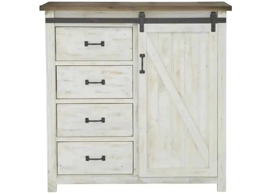 Provence 4 Drawer Chest With 1 Door