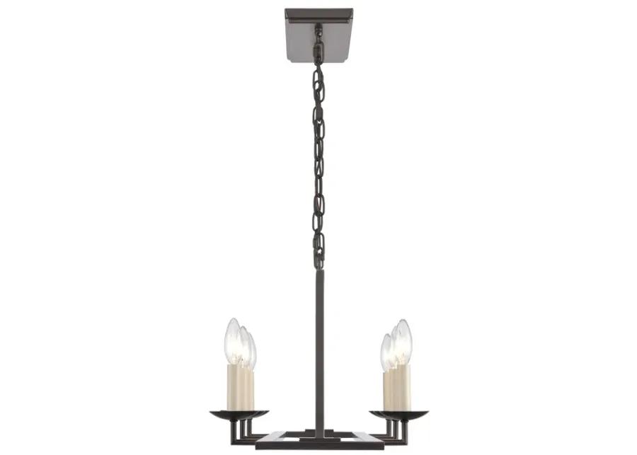 Joanie 34'' Wide 6-Light Linear Chandelier - Old Bronze