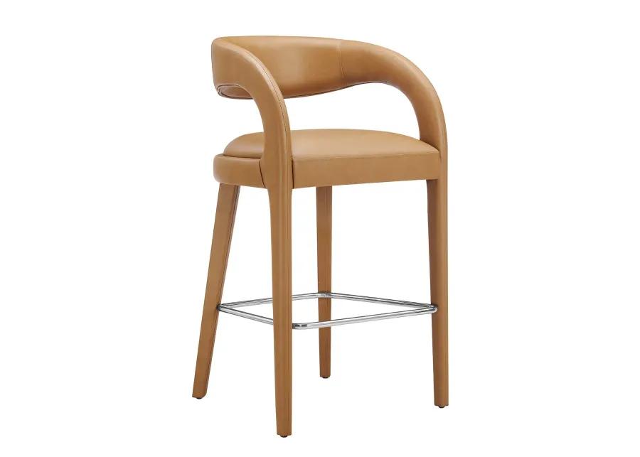 Pinnacle Vegan Leather Barstool  - Set of 2