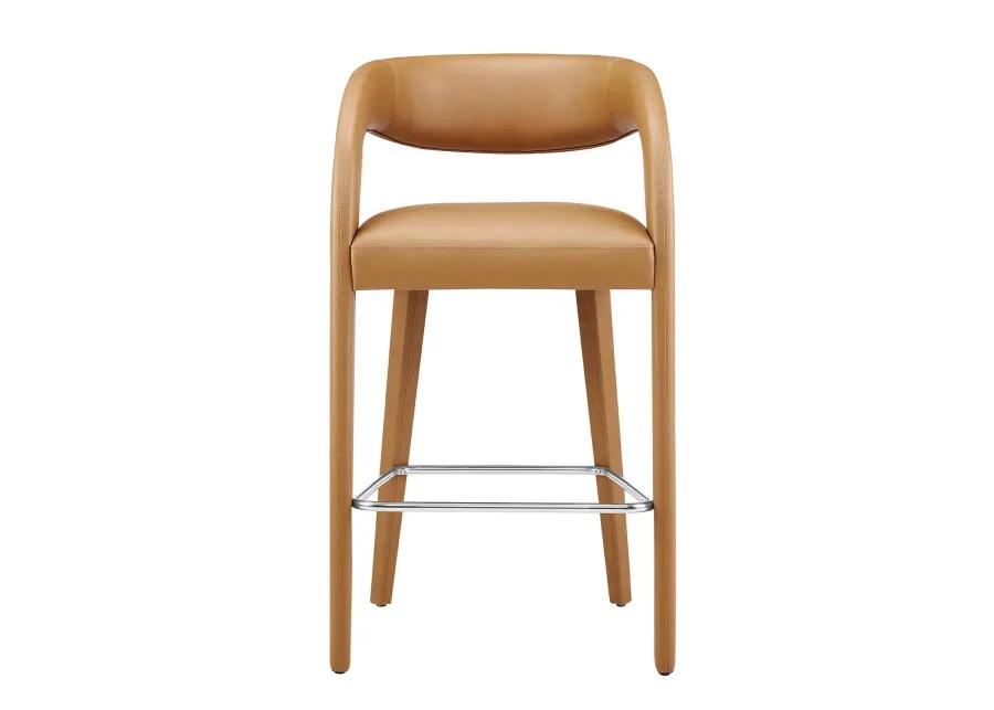 Pinnacle Vegan Leather Barstool  - Set of 2