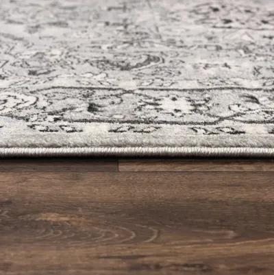 Odyssey L. Gray  Polypropylene 2'6"x7'6" Runner Rug