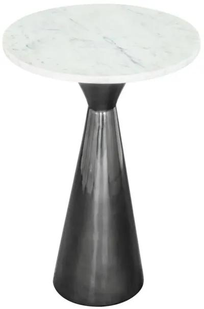 Tim Side Table White & Black