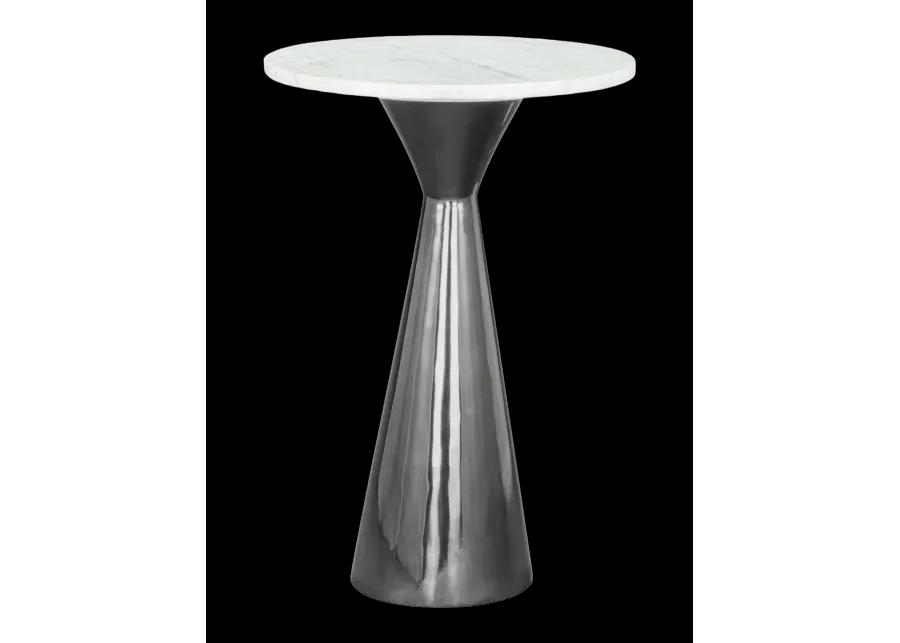 Tim Side Table White & Black