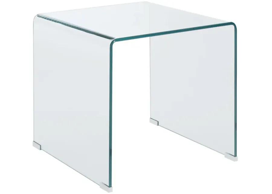 Ripley Square End Table Clear