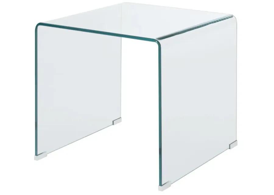 Ripley Square End Table Clear