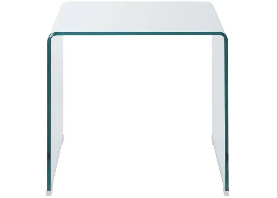 Ripley Square End Table Clear