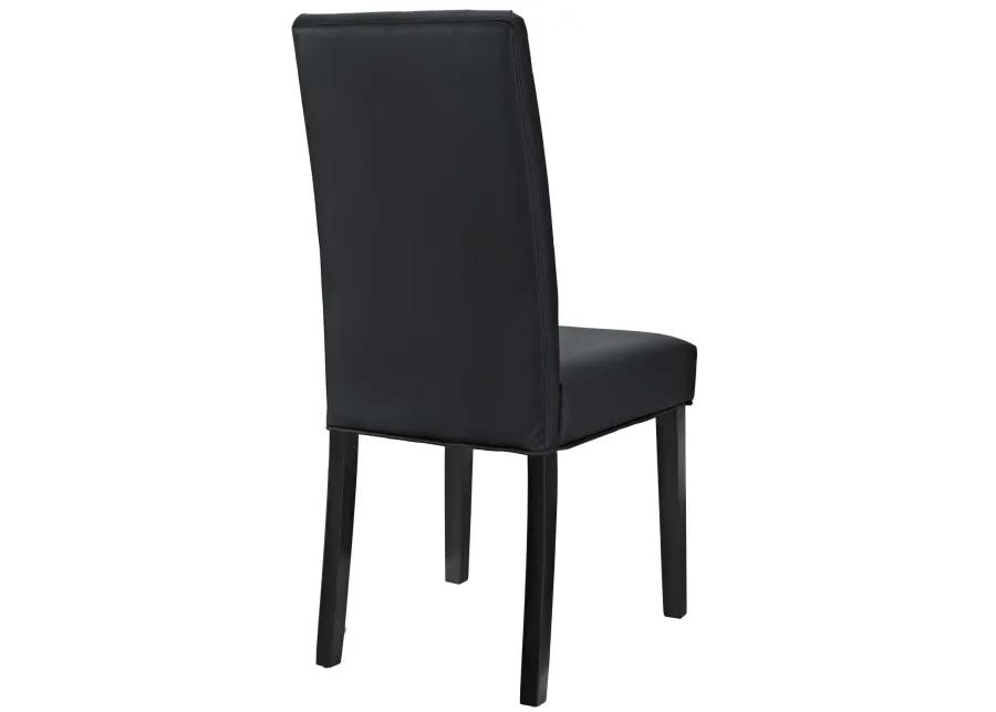 Confer Dining Side Chair Vinyl Set of 2