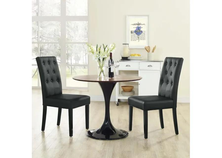 Confer Dining Side Chair Vinyl Set of 2