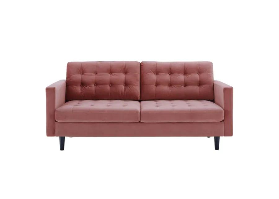 Exalt Tufted Performance Velvet Sofa