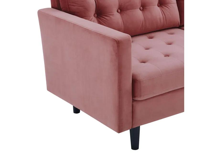 Exalt Tufted Performance Velvet Sofa