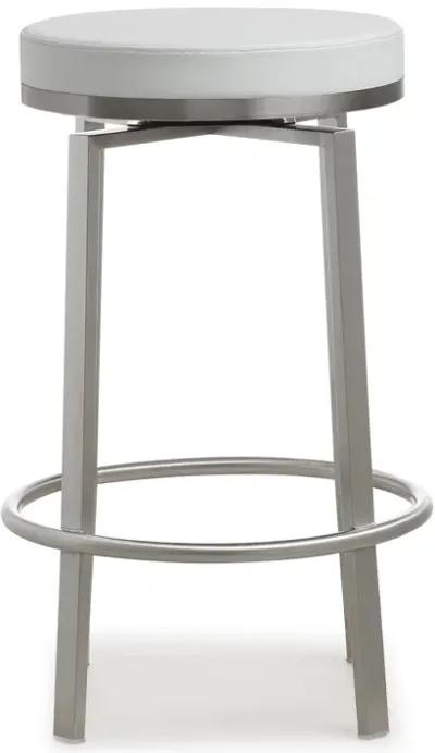 pratt white swivel counter stool - set of 2