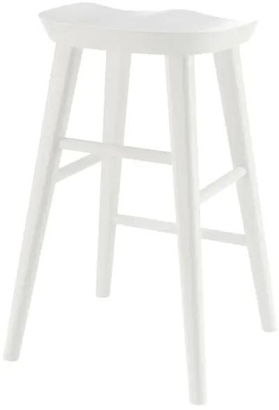 Vieno Counter Stool in White - Set of 1