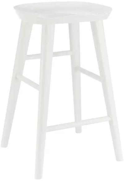 Vieno Counter Stool in White - Set of 1