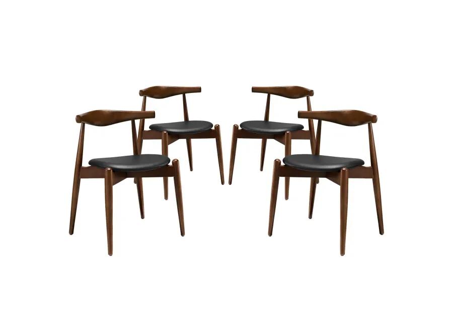 Stalwart Dining Side Chairs Set of 4