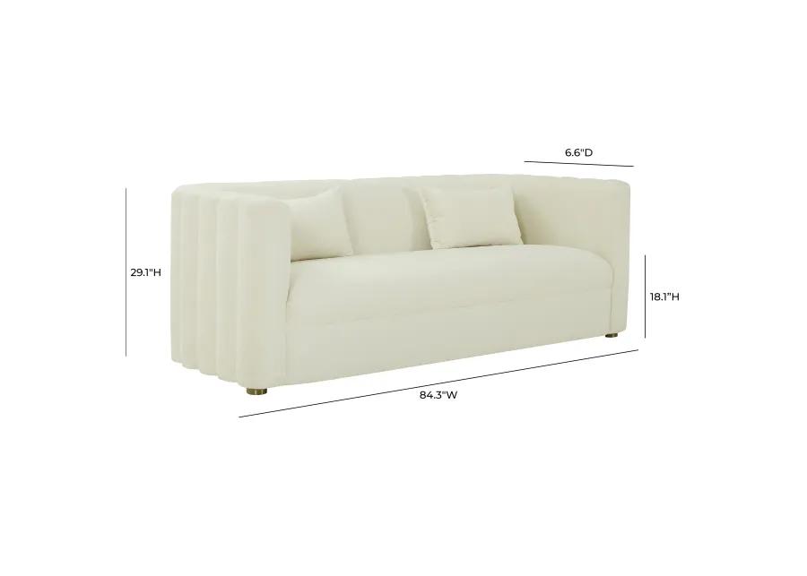 Callie Velvet 84" Sofa