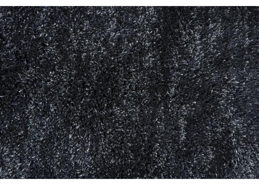 Whistler Charcoal Solid Polyester 7'6" x 9'6" Rectangle Rug