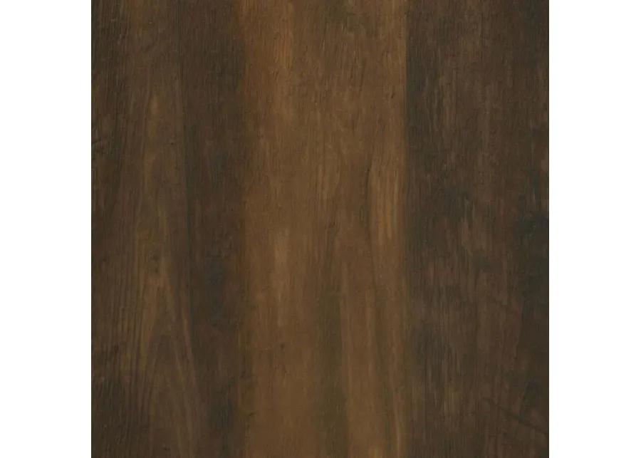 Quincy 2-door Engineered Wood Hall Tree Dark Pine and Black