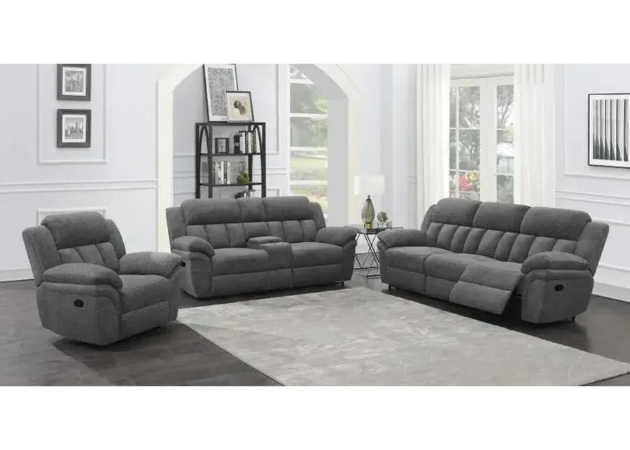 Bahrain Upholstered Motion Sofa Charcoal